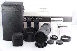 SIGMA シグマ Contemporary 150-600mm F5-6.3 DG OS HSM テレコンバーターキット Nikon ニコン用 望遠ズームレンズ★元箱付き R3279