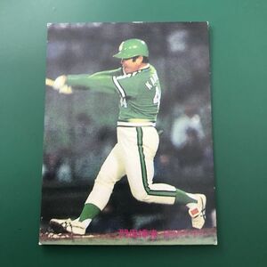 1981年　カルビー　プロ野球カード　81年　371番　南海　門田　　　【管理NO:3-21】