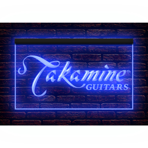 J861 // LED ネオンライトサイン Takamine Guitars 高峰楽器製作所 - タカミネギター■サイズ(約)：W300mm x H200mm