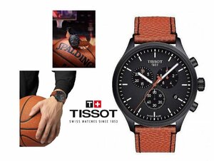 9万新品◆TISSOT ティソ◆クロノXL NBAコラボ 限定コレクション SPECIAL EDITION ブラック盤 スイス製 腕時計 1円