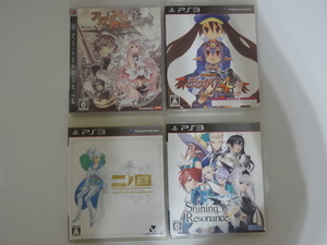 PS3　名作　ソフト　RPG　セット　二ノ国　シャイニング・レゾナンス　アガレスト戦記　ディスガイア　PLAY STATION 3