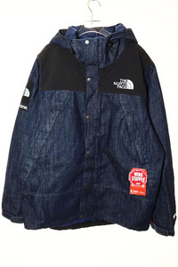 シュプリーム SUPREME × THE NORTH FACE 15SS DENIM DOT SHOT JACKET XL ノースフェイス デニム ドットショットジャケット マウンテンパー