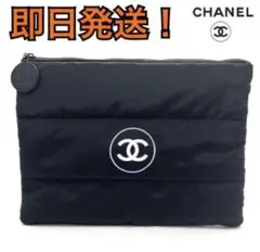 【新品】 CHANEL シャネル ノベルティ 化粧ポーチ ブラック