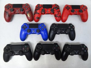 8■/Zこ8726　SONY プレステ4 PS4 コントローラー DUALSHOCK4 ジャンク 8個 まとめ 保証無 / パーツ取り等