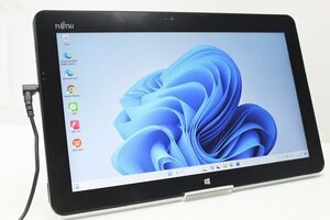 1円スタート タブレットPC Windows11 WPS office搭載 富士通 Arrows Tab R727 SSD128GB メモリ4GB 第7世代 Core i3 カメラ