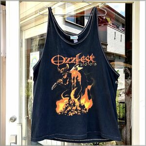 ★OZZFEST オズフェス　00s 2003　USA製　タンクトップ検 90s Tシャツ ブラックサバス オジーオズボーン ビンテージ ロックT バンドT 古着