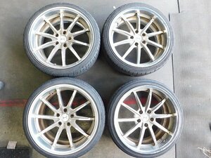 ＷＥＤＳ　ウェッズ　ＭＡＲＶＥＲＩＣ　ＭＶ-７１０Ｓ　19インチ　Ｆ8.5Ｊ　Ｒ9.5Ｊ　オフセットＦ34　Ｒ38　ＰＣＤ114.3　5穴