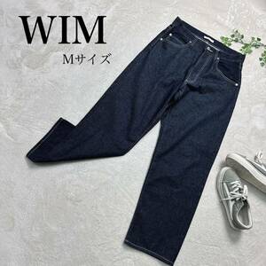 【美品】WYM（ウィムバイリドム） ジーンズ デニム　Mサイズ インディゴ カジュアル Gパン