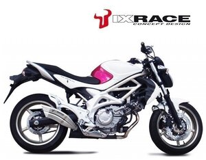 IXRACE SUZUKI スズキ SFV 650 GLADIUS 09-14 Z7 ツインアップ スリップマフラー【送料800円】