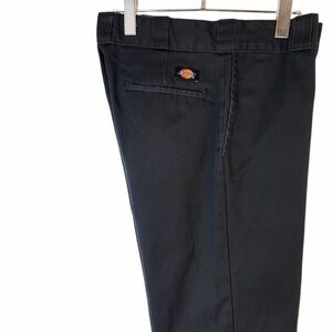 Dickiesディッキーズ874ワークパンツツイル生地タグワンポイント黒ブラックoriginalfitオリジナルフィットvintageヴィンテージ40712