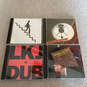 美品 レア盤 4作品セット LINTON KWESI JOHNSON/LKJ IN DUB＋BASS CULTURE＋FORCES OF VICTORY＋MAKING HISTORY アイランド盤