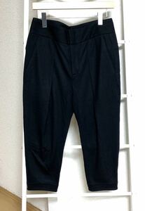 ヘルムートラング Helmut Lang タック入り フラノ クロップド丈　スラックス s