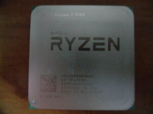★☆送料無料☆AMD Ryzen7 1700 CPU 8コア/16スレッド 3.0G/3.7GHz 65W