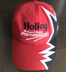 Holley Performance キャップ 赤 Pro Stock Dominator Duel 2000 刺繍 CAP レーシング NHRA 車 オートバイ Motor sports 好きに も