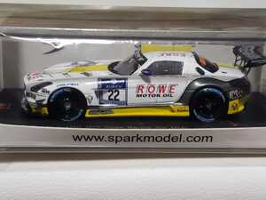 新品 1/43 スパーク SPARK Mercedes SLS AMG GT3 n.22 3rd ADAC 24h Nurburgring 2014 M.Zehe-C.Hohenadel-N.Bastian-M.Engel