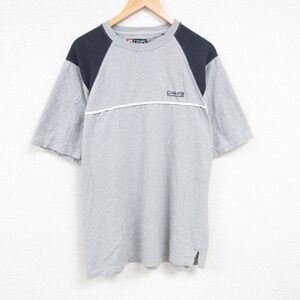 XL/古着 ラルフローレン Ralph Lauren チャップス 半袖 ブランド Tシャツ メンズ 90s ワンポイントロゴ 大きいサイズ ロング