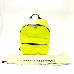 【美品】 LOUIS VUITTON ルイ・ヴィトン ディスカバリー バックパック タイガラマ ジョーヌ リュックサック バッグ レディース