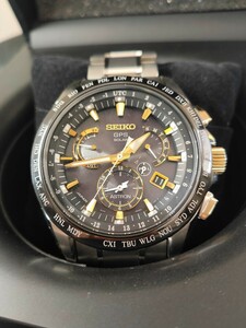 SEIKO セイコー ASTRON アストロン 腕時計 電波ソーラー ソーラーGPS衛星電波修正 SBXB073 定期修理メンテ 証明書あり 5D1203 付属品 一式