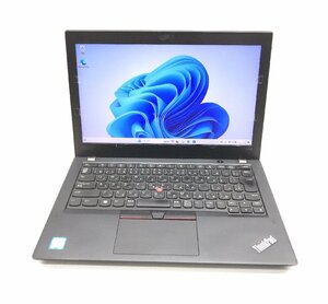 NT: 第8世代【lenovo】ThinkPadX280 Core i3-8130U/ メモリ：8GB/SSD:256GB /無線/ノートパソコン＆Windows11
