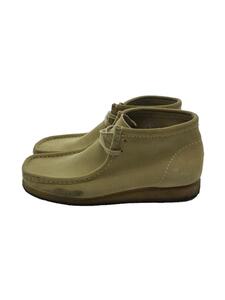 Clarks◆ブーツ/27cm/BEG/スウェード/261555167090/側面汚れ/踵スレ