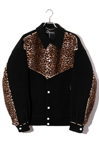 未使用品 2024AW WACKO MARIA ワコマリア SIZE:XL WESTERN JACKET -A- ( TYPE-1 ) 中綿 ウエスタンジャケット BLACK ブラック 24FW-WMO-BL