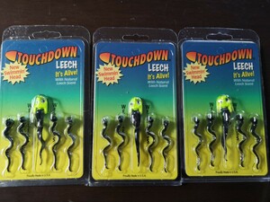 ☆★　レトロ　オールド　ルアー　TOUCHDOWN LEECH　タッチダウン　リーチ　スイミングヘッド　ブラック　 ２本サビあり　☆★