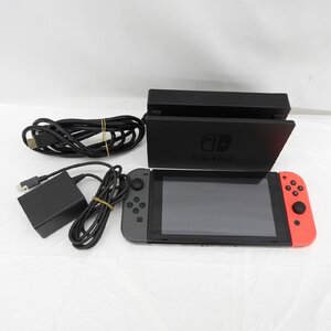 1円～【中古品】任天堂 NINTENDO SWITCH ニンテンドースイッチ グレー/レッド HAD-S-KABAA(2019年8月発売モデル) 11736956 1223