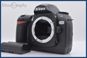 ★極上美品★ ニコン Nikon D70 バッテリー付属 ★完動品★ 同梱可 #mj608