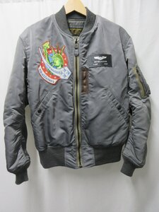 ●1000円～トイズマッコイ TOYS MCCOY JACKET MA-1 アルバートターナー社 カスタム SKY BLAZERS TMJ2028 フライトジャケット　サイズL