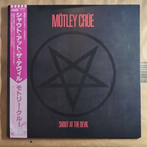 Motley crue「shout at the devil」邦LPレコード 1983年 ★★モトリークルー heavy metal