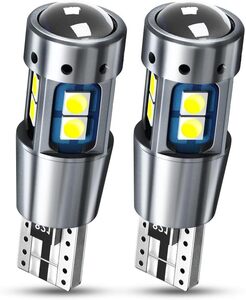 ホワイト Nanpoku T10 LED ホワイト 爆光 12V 24V ポジションランプ ルームランプ CANBUS キャンセラ