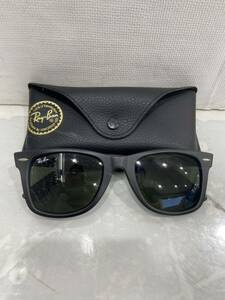 【Ray-Ban レイバン】 RB2140-F WAYFARER サングラス フルフィット ICONS アイコン ブラック グリーン プラスチック ケースあり 2406oki k