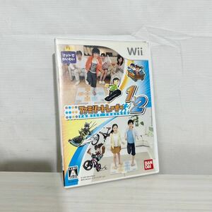 O133/Wiiゲームソフト/ファミリートレーナー1&2/2のみ/1欠品/任天堂/バンダイ/RVL-S2FJ-JPN/希少/レア