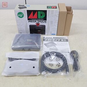 1円〜 未使用 美品 MD メガドライブミニ 本体 HAA-2520 MEGA DRIVE mini セガストア メガドライブ SEGA 箱説付【10