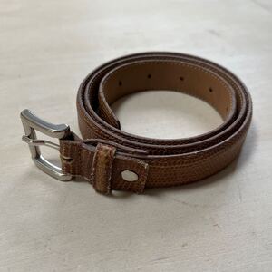 A.P.C. ベルト レザー ブラウン Made in France