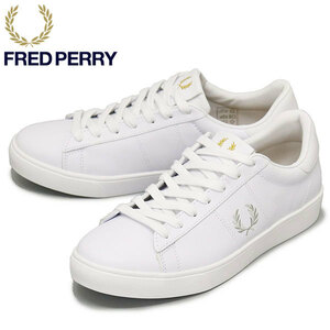 FRED PERRY (フレッドペリー) B4334 SPENCER LEATHER レザーシューズ 200 WHITE FP524 28.0cm