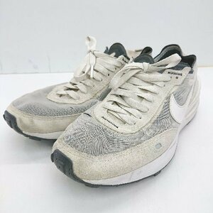 ◇ NIKE ナイキ メッシュ 軽量 スポーティー シンプル ジョギングシューズ サイズ25.5 ホワイト系 メンズ E