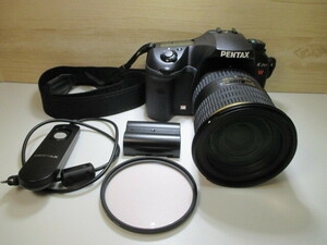 ☆PENTAX デジタル一眼カメラ smc DA 1:2.8 16-50 77㎜レンズセット(K20D-W)1460万画素 少々難あり⑤!!