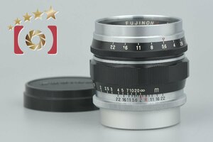 【中古】FUJIFILM 富士フイルム FUJINON L 50mm f/2 L39 ライカスクリューマウント