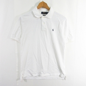 ポロ ラルフローレン POLO RALPH LAUREN ポロシャツ 半袖 Classic FIT 綿 160 ホワイト ワンポイント 刺繍 kz8046 キッズ