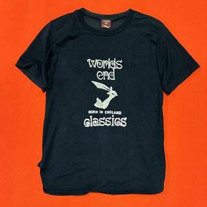 Worlds End classicsブラック半袖Tシャツ(vivienne westwood, ヴィヴィアン・ウエストウッド)