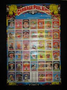 1986年★GARBAGE PAIL KIDS★ガベッジペイルキッズ★ぶきみくん★ポスター★シリーズ１A★フィギュア★人形