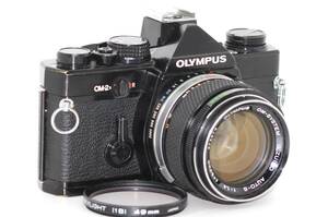 ★美品★ OLYMPUS オリンパス OM-2N ブラック G.ZUIKO AUTO-S 50mm F1.4 露出計・シャッター全速確認 #O208