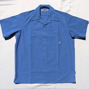 XLサイズ BLUCO ブルコ スタンダード 半袖ワークシャツ BLUE ブルー STANDARD WORK SHIRTS S/S