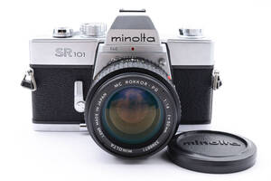 【良品】ミノルタ Minolta SR 101 35mm SLR フィルム カメラ + 50mm f1.4 標準 レンズ #179