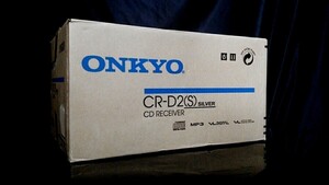 ONKYO CR-D2 オンキヨー 高音質CDレシーバー♪除菌清掃品♪ピックアップレンズ交換・表示明瞭メンテナンス♪取説・フル装備♪元箱