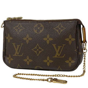 ルイ・ヴィトン Louis Vuitton ミニ ポシェット アクセソワール メイク コスメ モノグラム ブラウン M58009 レディース 【中古】