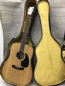 【23264098】 保管品 Morris W-30 モーリス アコースティックギター ハードケース付き 現状品