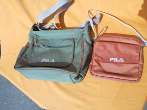 ★FILA★ショルダーバッグ★★小ショルダーバッグ★2個：若草色★