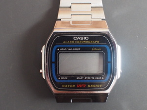 カシオ CASIO チープカシオ メンズ デジタルクォーツ アラームクロノグラフ 時計 品番: A164W ジャンク 管理No.00255